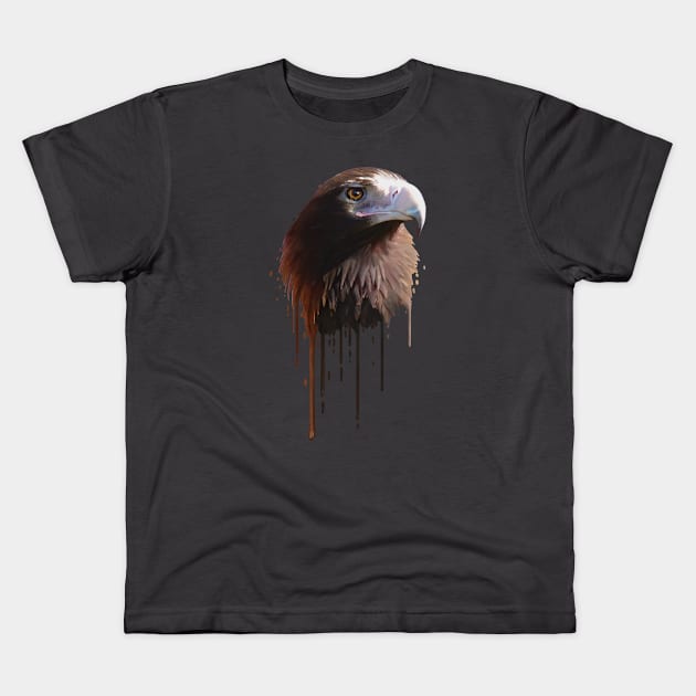 Wedge Tail Eagle Kids T-Shirt by Daniel Ranger